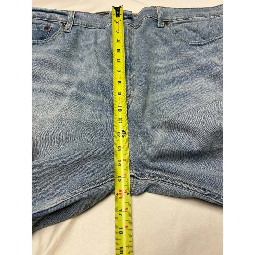 Levi Strauss 505 Jeans Mens W42 L32 Light Wash‎ Straight Leg Denim Pants